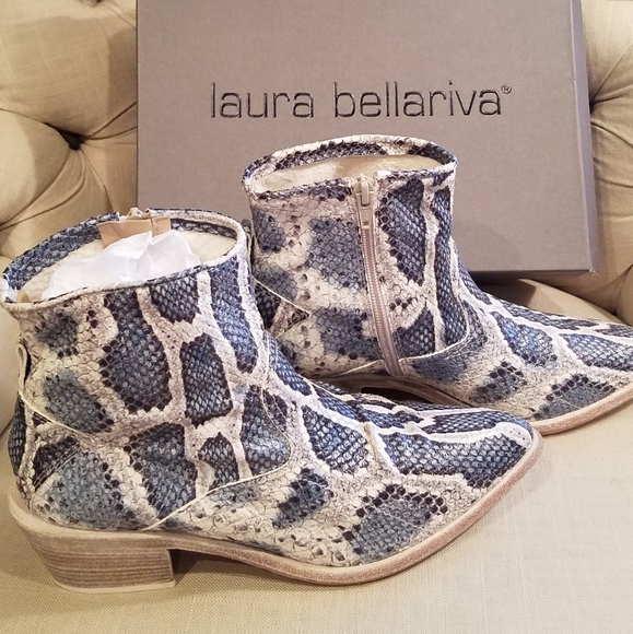 Laura Bellariva Shoes - LAURA BELLARIVA Pithon-Leather, Made in Italy